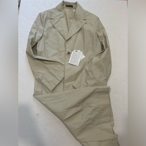 Kwaidan Editions Oversized Trench Overcoat Size Medium NWT Neutral Beige Sand - Picture 3 of 7